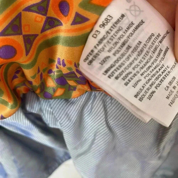 Descente Womens Vintage Y2K Ski Jacket Size 8 Blue Puffer Jacket - Picture 7 of 11